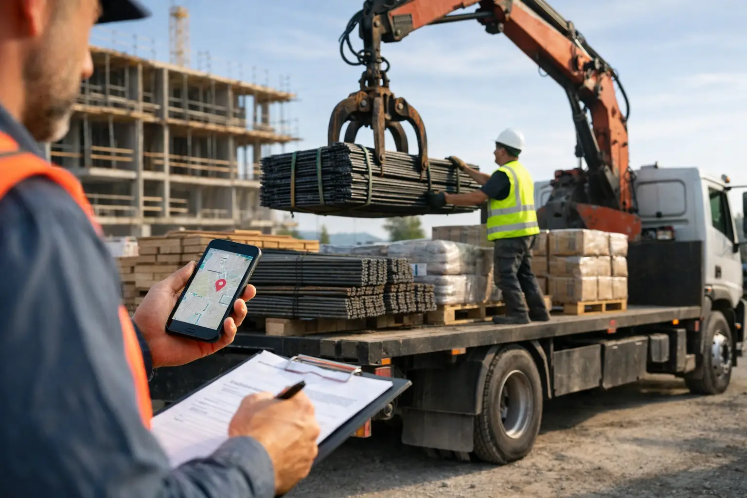 How to Track Construction Material Deliveries